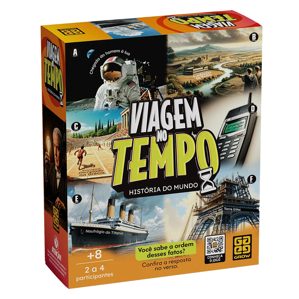 Caixa do jogo Viagem no Tempo